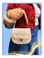 Saddle-bag Style Clutch