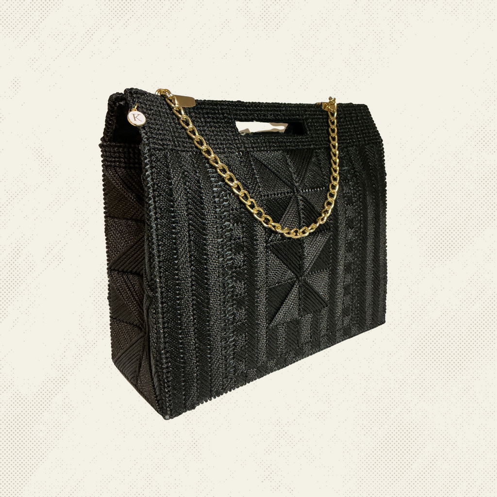 Black Beauty Tote Handbag