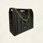 Black Beauty Tote Handbag