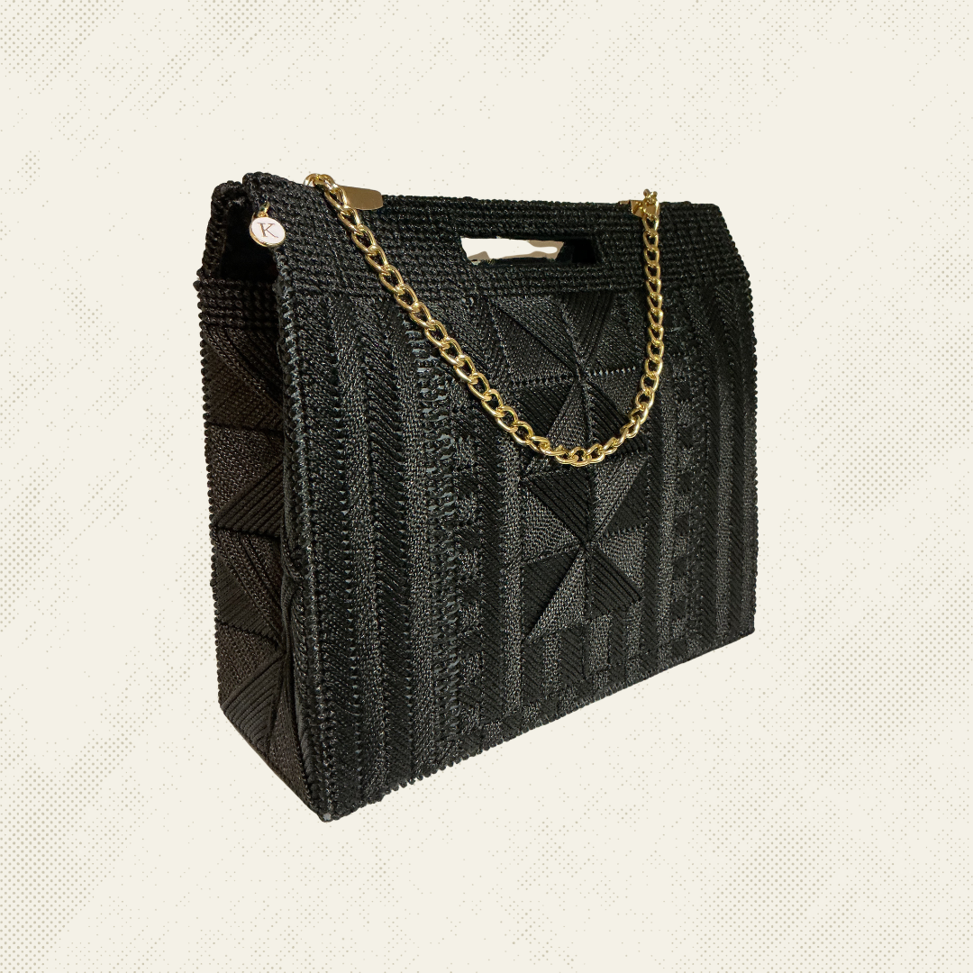 Black Beauty Tote Handbag