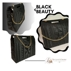 Black Beauty Tote Handbag