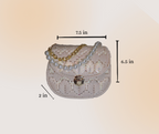 Saddle-bag Style Clutch